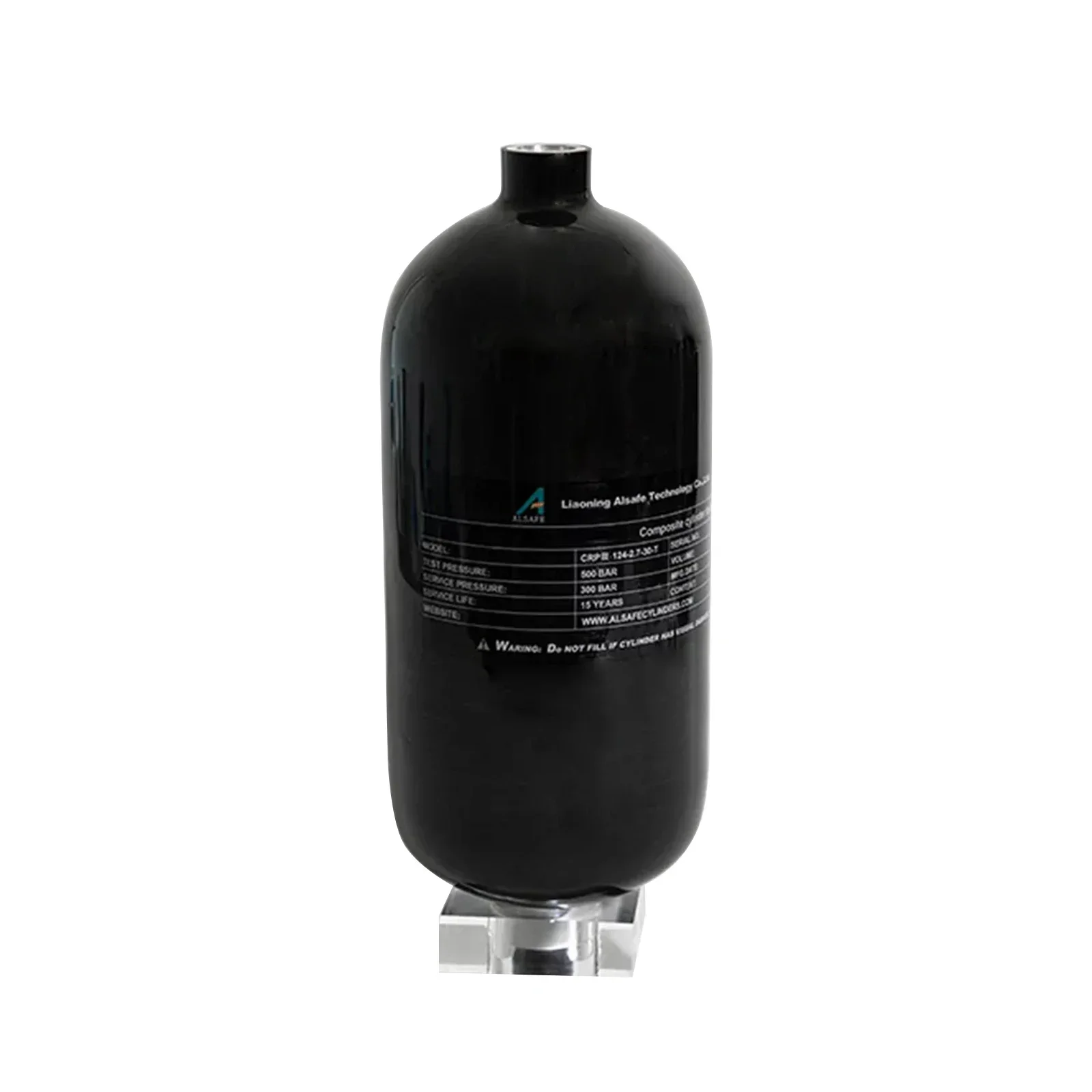 TUXING 4500PSI 300Bar 2.7L Carbon Fiber Cylinder High Pressure Air Tank with Val