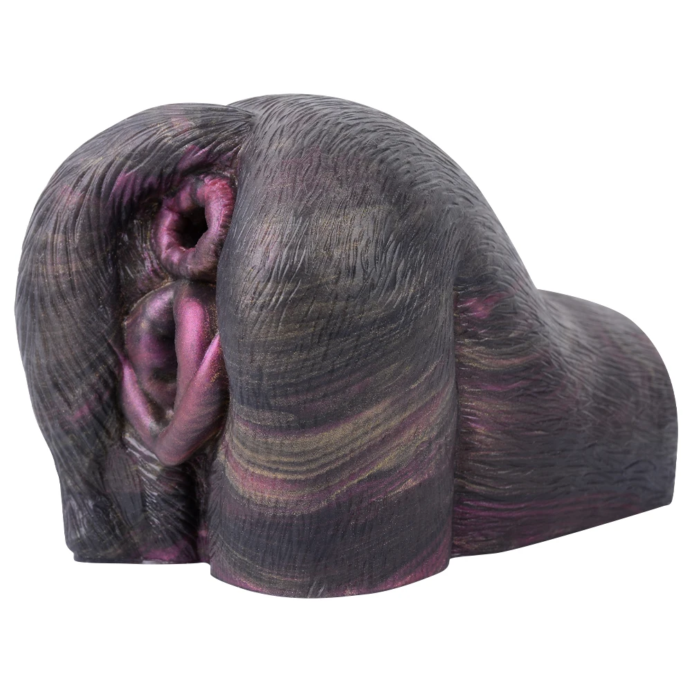 GEEBA Fantasy Animal Fox Ass And Head Male Masturbator Realistic Vaginal Pocket Pussy Stroker Silicone Onahole Sex Toy For Men