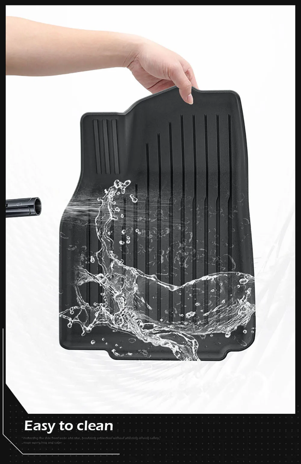 TPE Floor Mats with Carpet & Cargo Liner For Tesla Model Y Juniper Launch 2025 All Weather Non-slip Floor Trunk Backrest Mat