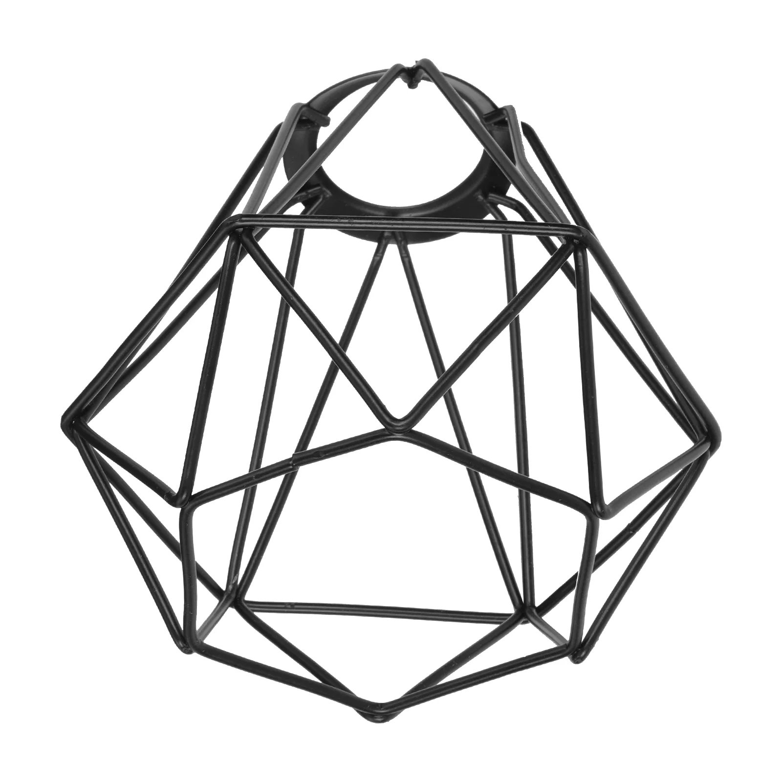 

Lamp Shade Cage Lampshade Wire Light Metal Guard Iron Cover Hanging Ceiling Table Industrial Bulb Chandelier Vintage Decorative