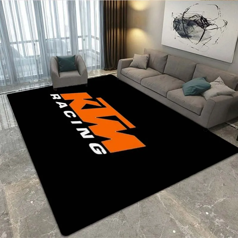 

3D Printing K-ktm Fashion Rug Motorcycle series Decorate Carpet Applicable To The Living Room Bedroom Corridor Non-slip Mat