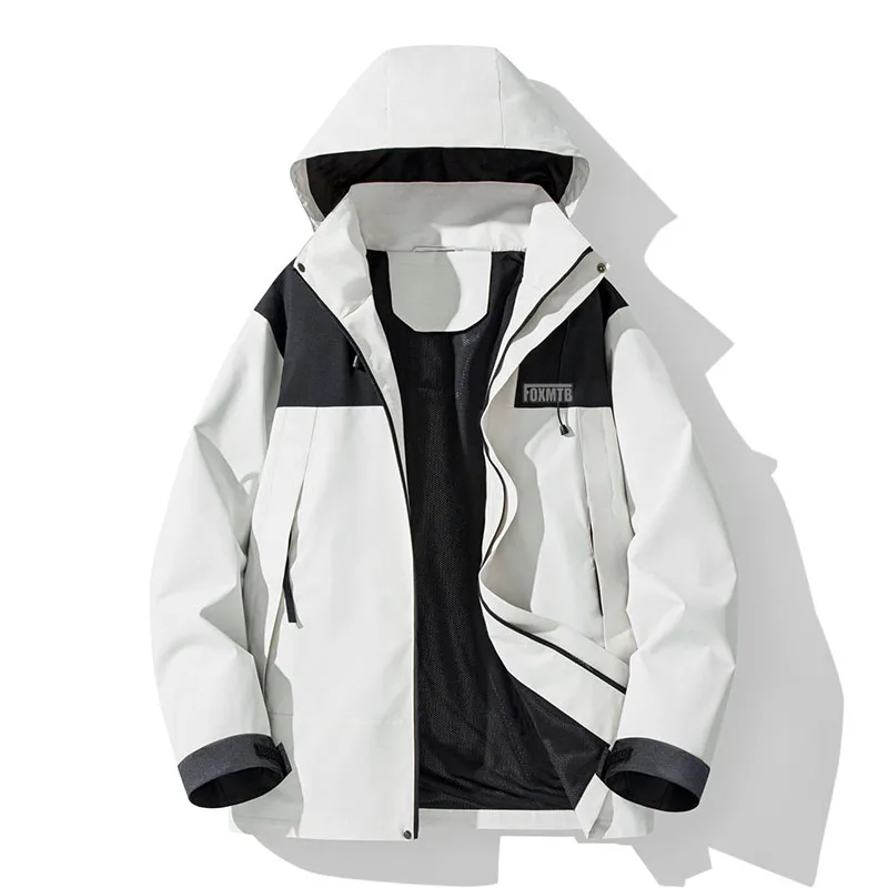 Bike Jacket Men's Motocross Waterproof FOXMTB Cycling Road Bicycle Windbreaker Windproof Downhill MTB Raincoat Jaqueta Masculina