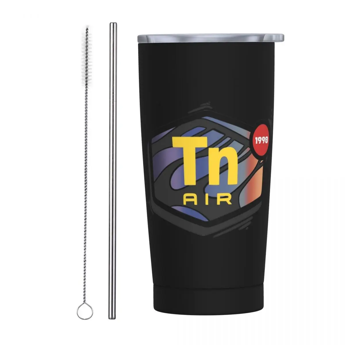 Air Max TN Plus Stainless Steel Tumbler Vacuum Insulated Mug Thermal Cold Cups Straw With Lid 20oz