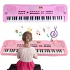 Chriyungel Kids Electronic Piano Keyboard with Microphone  61 / 37 Keys Organ Musical Instrument Toy Gift for Child Beginners 4