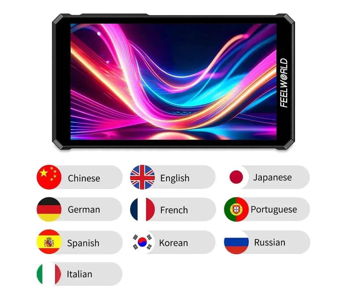 FEELWORLD PS6 5.5" On-Camera Field Monitor IPS FHD1920x1080 4K OLED Touch Screen