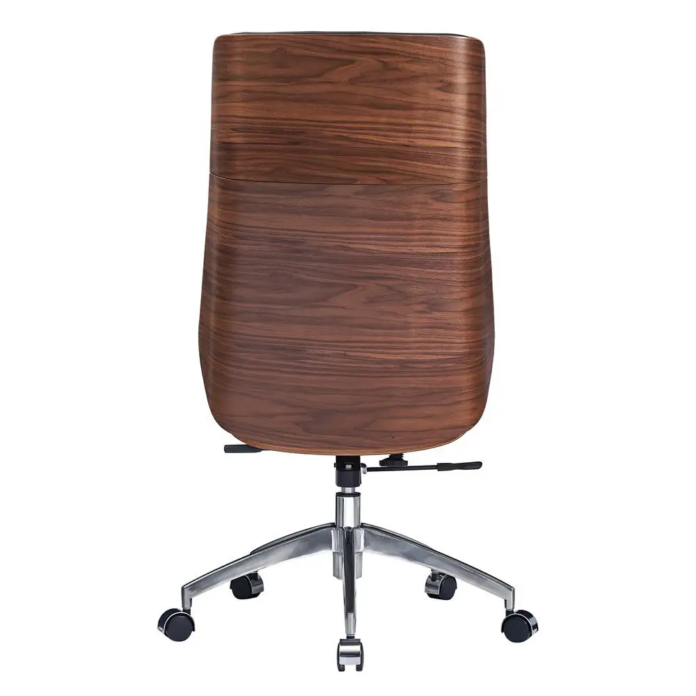Genuine Leather Office Chair Armless 2