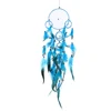 Blue Dream Catcher Pendant Hand-woven Car Decor Pendant Art Crafts Romantic Creative Handmade Black Beads for Girlfriend Gift 2