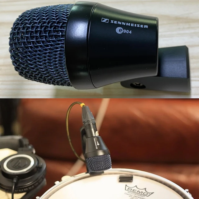 Introducing the E904 e 904 Cardioid Dynamic Instrument Microphone e945 Tonggu Military Drum Stage Performance karaoke Mic with clip arm mount