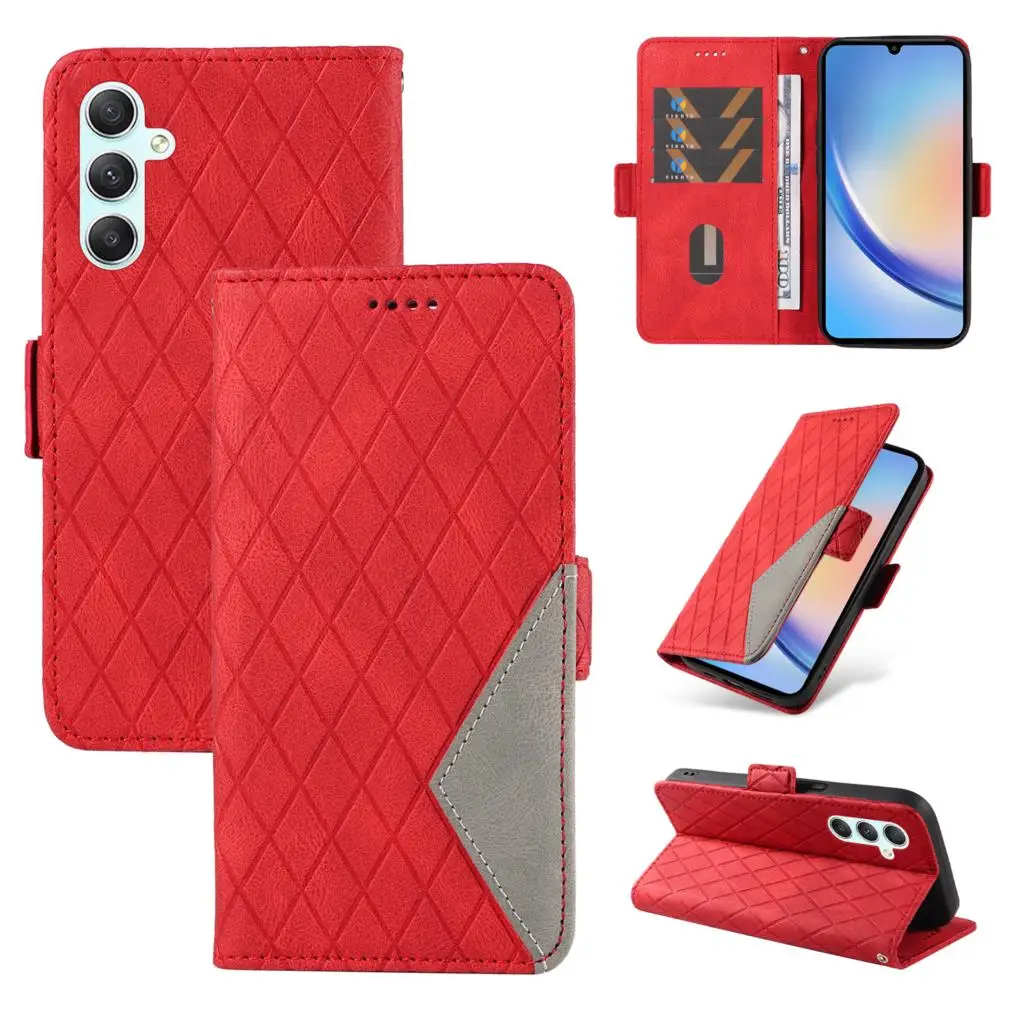 Custodia Flip Phone Per Samsung Galaxy J610F J6 Plus J6 Prime J415 J4 Plus J4 Prime J7 Prime J6 2018 Stand Cover Card Slot In Pelle