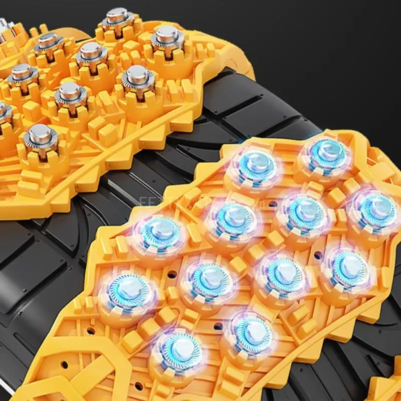 Car Emergency Snow Chains Easy to Install Tire Chain Versatile Automotive Snow Chain for Enhances Traction & Safety