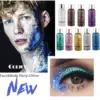 Waterproof Mermaid Body Glitter Gel Long Lasting Liquid Eyeshadow with Large Sequins for Hair and Body Sparkle L9B4 3