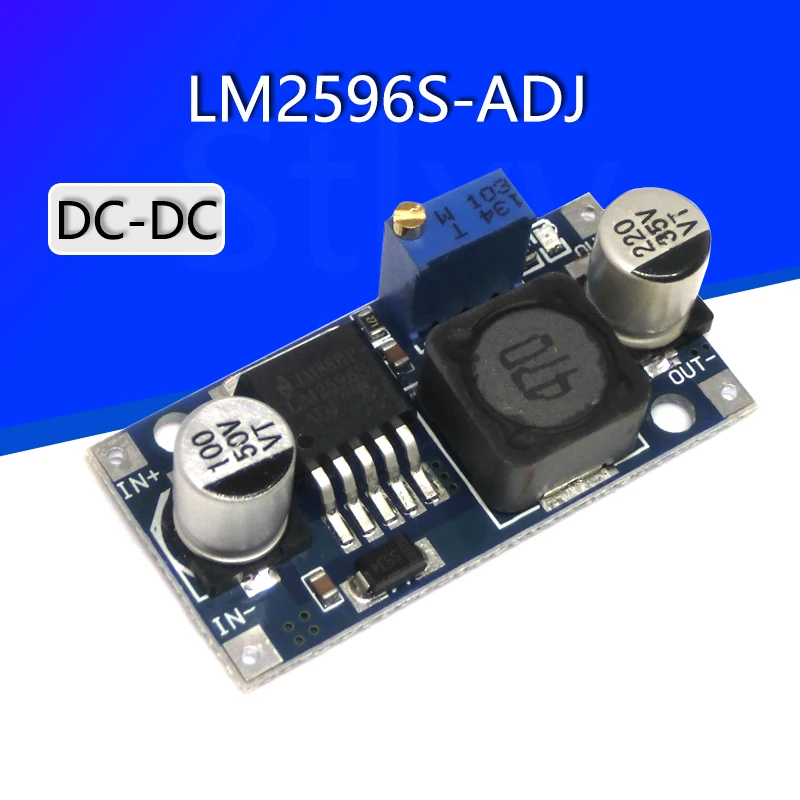 LM2596s DC-DC 스텝 다운 전원 공급 장치 모듈 3A 가변 스텝 다운 모듈 LM2596 전압 조정기 24V 12V 5V