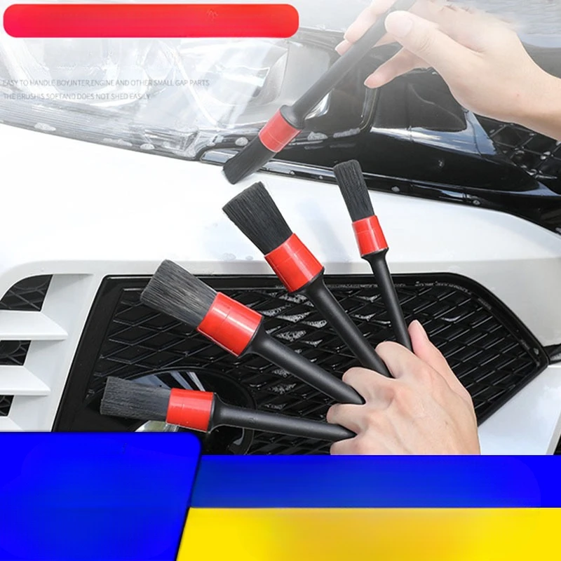 

Car Wash Brush Car Interior Crevice Details Cleaning Artifact Car Beauty Supplies Cleaning Tools Small Brushes Soft Bristles