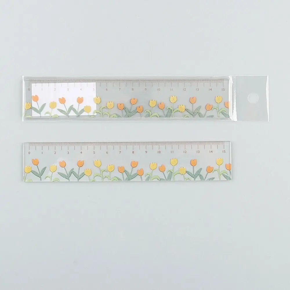 15 cm Ruler Multifunction diy Drawing Tools Student flower Rulers School Office Supplies school supplies