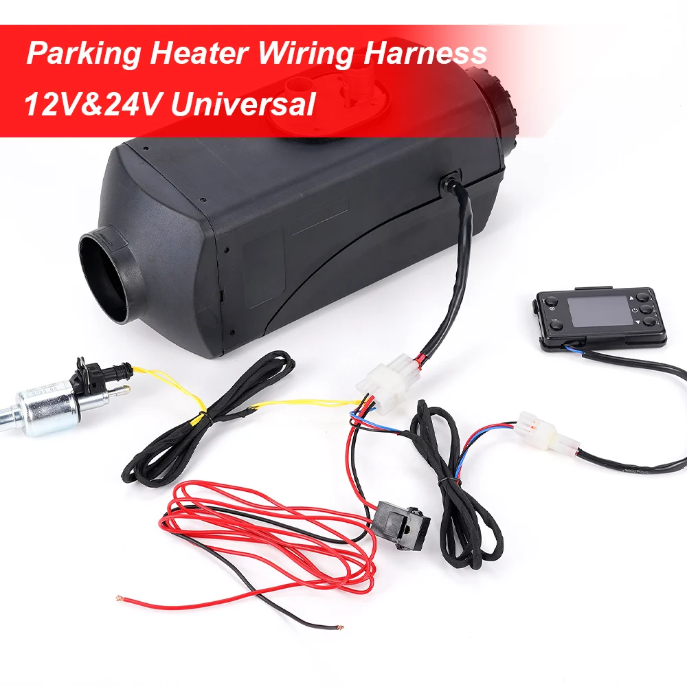 12V / 24V Air Diesel Parking Heater Wiring Harness To Connect Switch Oil pump Starting Power Of The Heater
