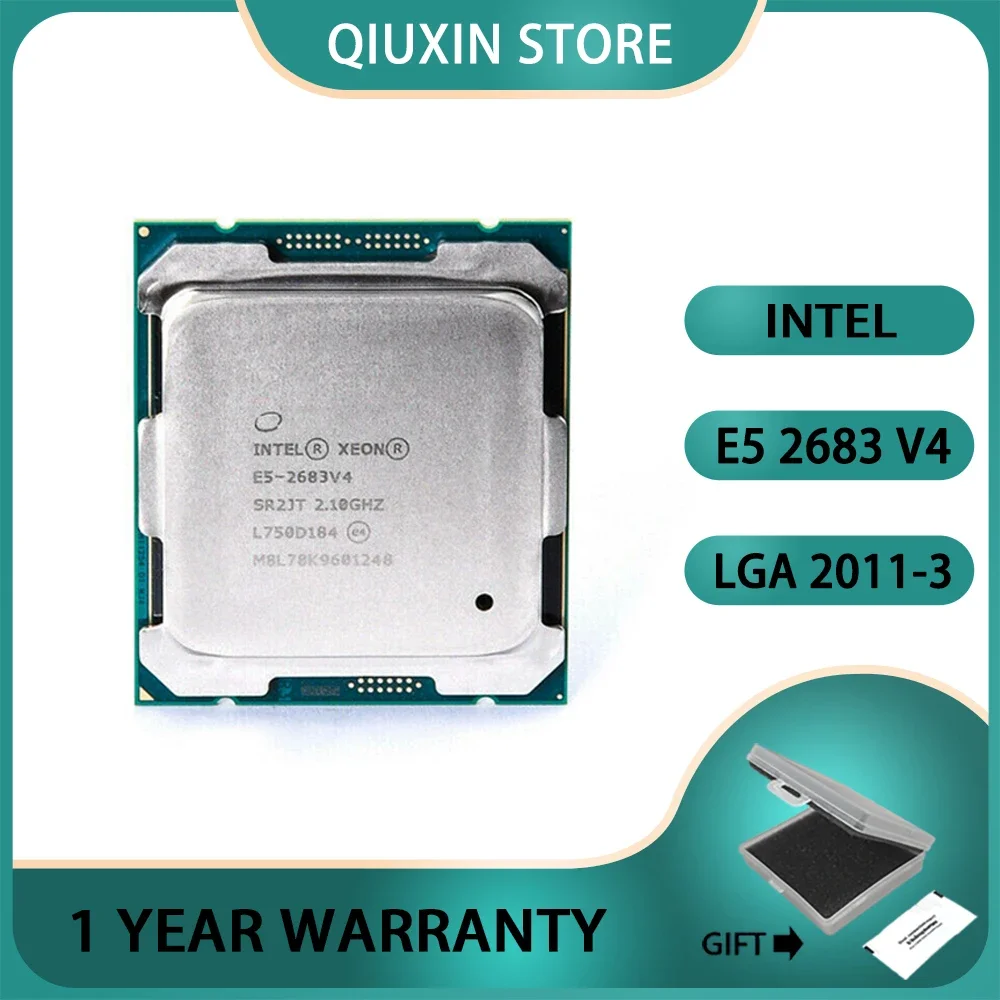 

Процессор Intel Xeon E5 2683 V4 r cpu 2,1 ГГц 16-Cores 40M E5 2683V4 SR2JT