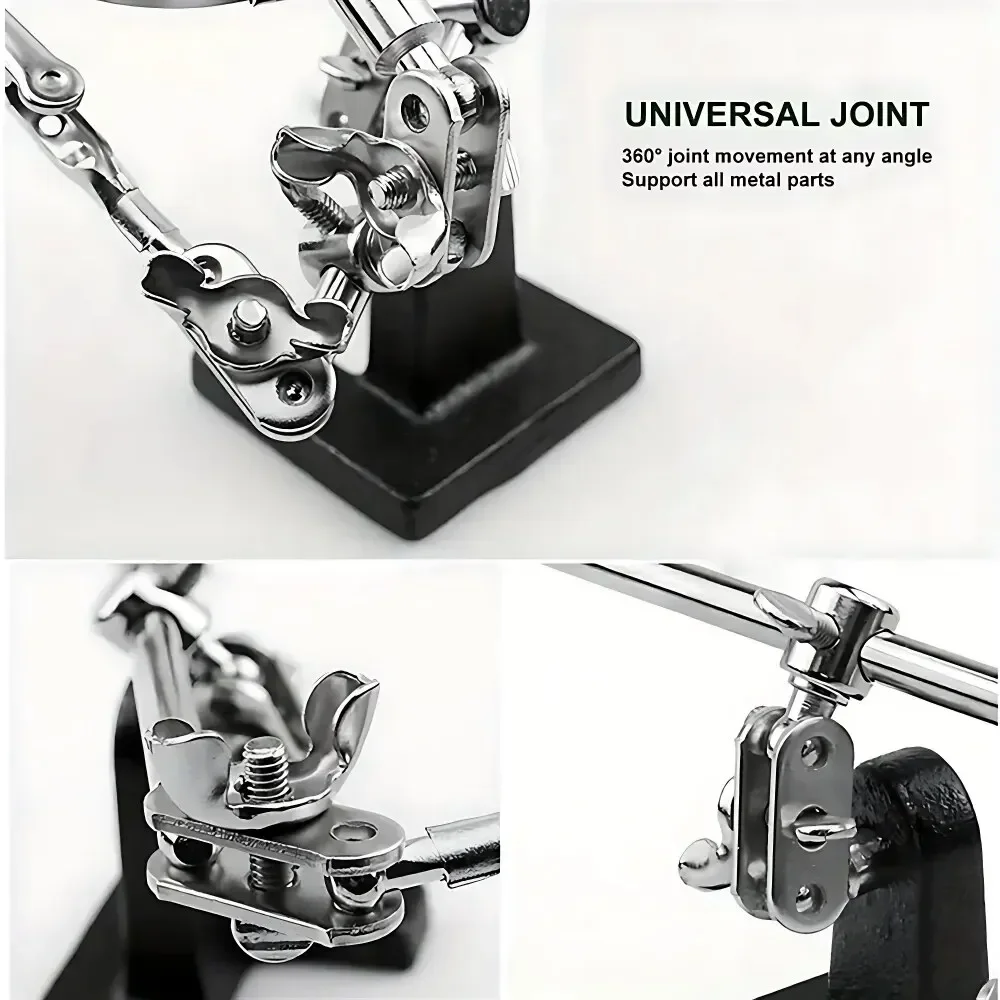 Adjustable 5X Magnifier Clip