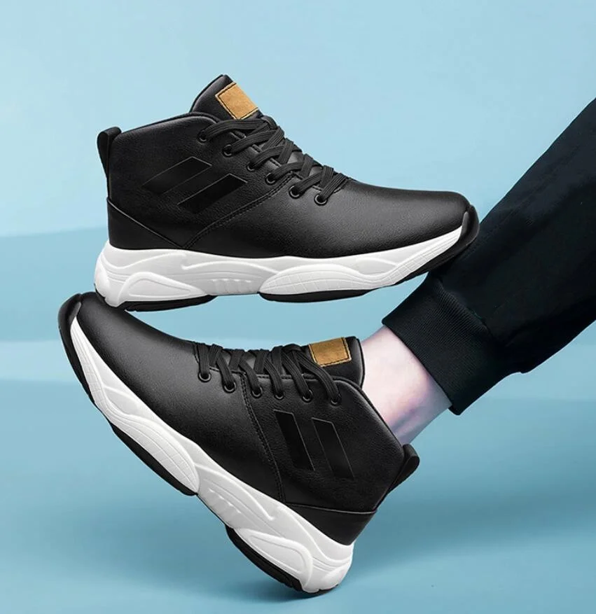 Herren Sneakers Mit Höhenvergrößerung Aus Echtem Leder_voghion.com