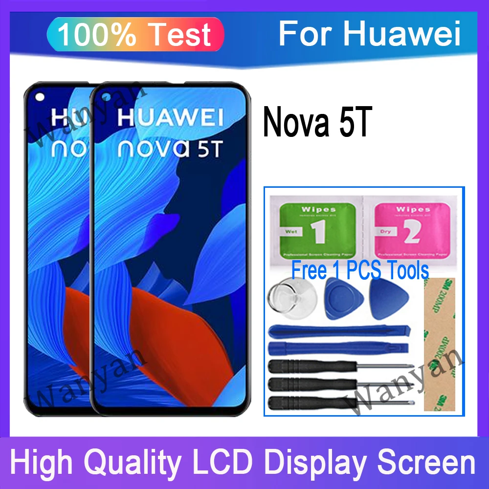 

6.26" inch Original For Huawei Nova 5T LCD Display Touch Screen Digitizer Replacement