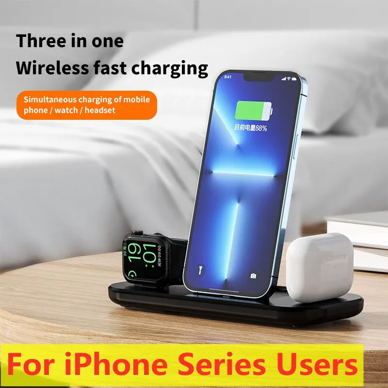 3In1FastChargingStationPadFoldable10WWirelessChargerStand