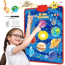 Interactive Educational Wall Chart for Toddlers: Talking ABCs, Music, and Numbers (Solar System)