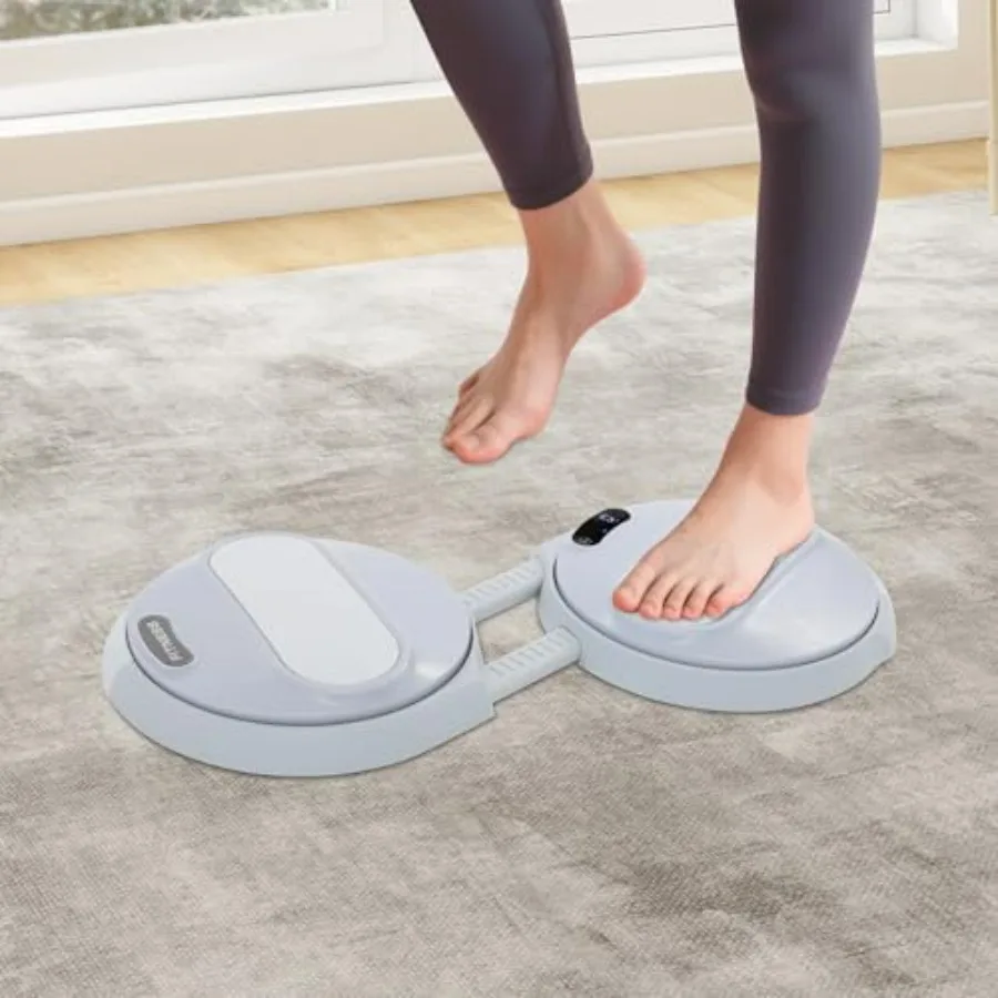 220 lbs Waist Twisting Machine, Ab Twister Board with LCD Counter Display & Resistance Bands, Adjustable Waist Twisting Disc for