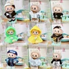 1PC 17cm Labubu Clothes Cute Mini Plush Doll's Outfit Accessories Jumpsuit Hooded Sweater Poncho for Labubu Dolls Fans Gift 1
