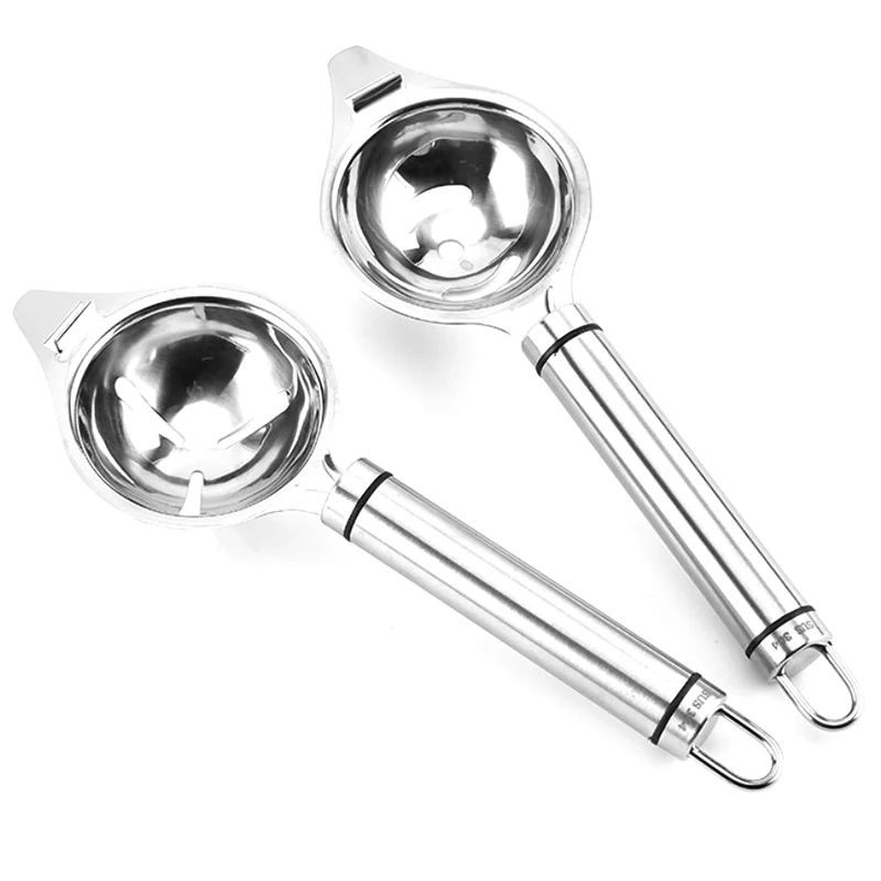 Description Picture 6 of itemStainless Steel Tools Egg White Separator Eggs Yolk Filter Gadgets Kitchen Accessories Separating Funnel Spoon Divider Utensils