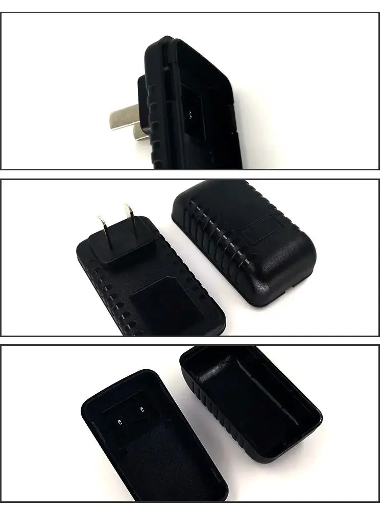 Black Fake Charger Storage Safe Container