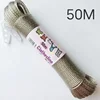50M Washing Lines Long Rope Drying Clothes Hangers Steel Wire Lines PVC Camping Outdoors Garden Travel Supplies for Clothesline 5