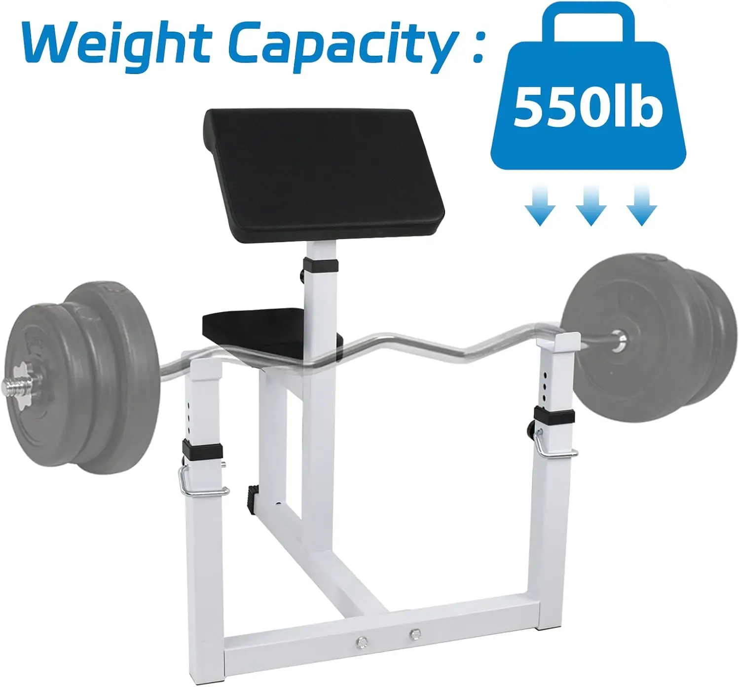 Preacher Curl Bench for Arm Isolation - Image 4