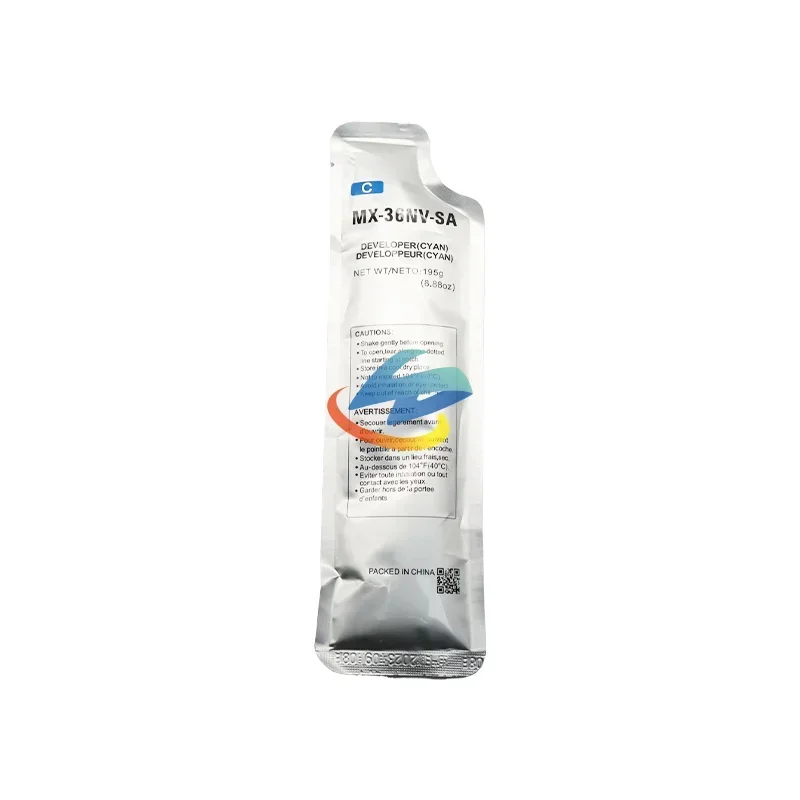 1PCS MX36 Developer Powder Compatible for Sharp DX2500 MX2618 3618 2318 3115 MX 36NV-SA High Quality Powder CMYK 195g/bag
