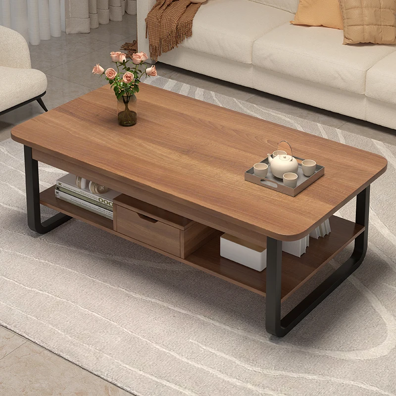 

Modern Simple Side Table Nordic Design Storage Retro Balcony Coffee Table Minimalist Hallway Mesa Centro Salon Living Room Table