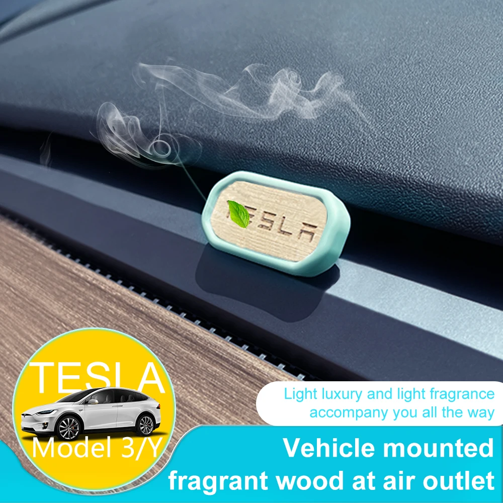 For Tesla Model 3 Y Car Air Freshener Dashboard Perfume Fragrance