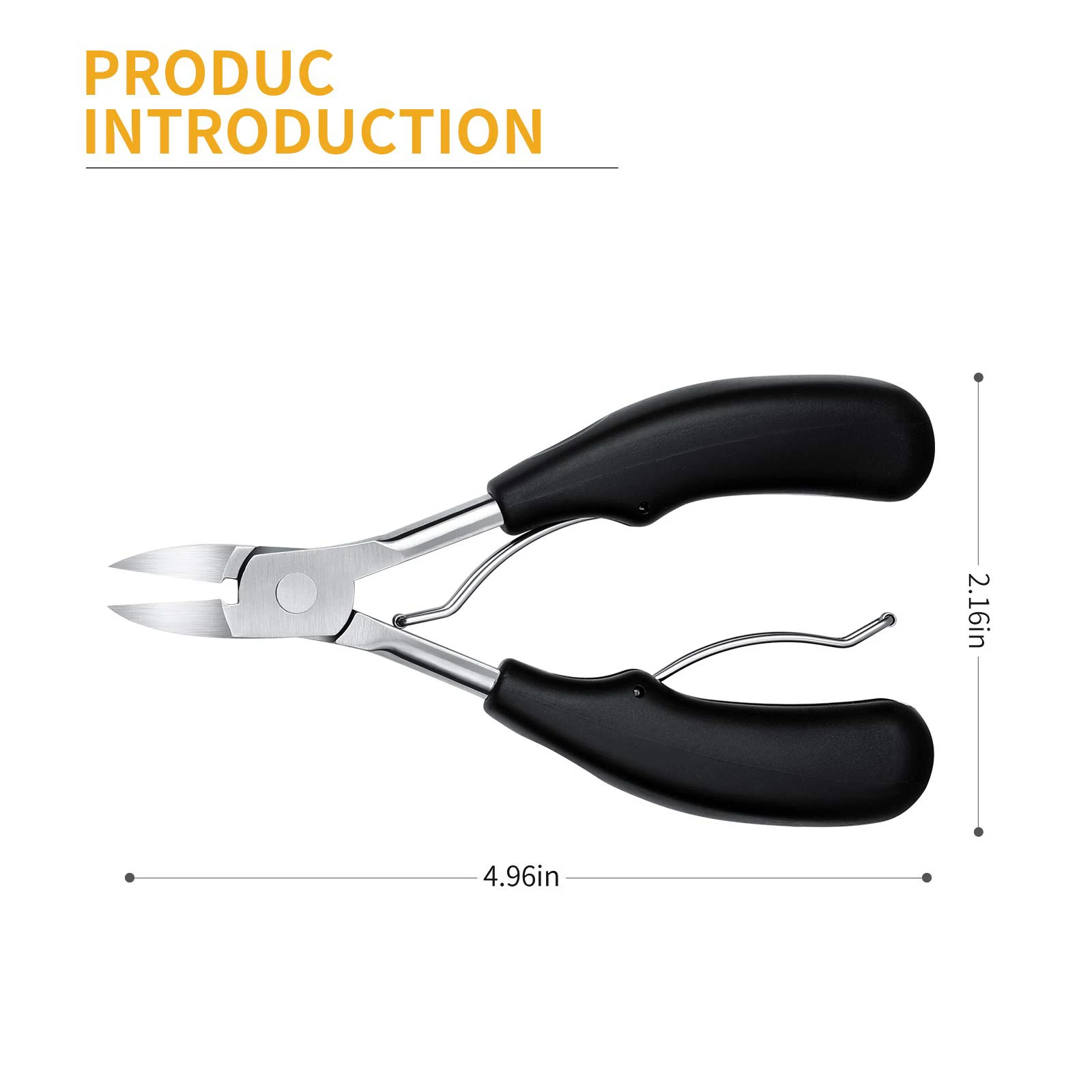Toe nail Trimmer, Nail Clippers for Thick Nails or Ingrown Toenail Tool, Stainless Steel Sharp Pedicure Toe Nail Clippers 6