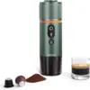 Espresso Coffee Machine: 12V Electric Travel Expresso Maker - Self Heating 8 Cups Battery Powered Compatible for Nespre 1