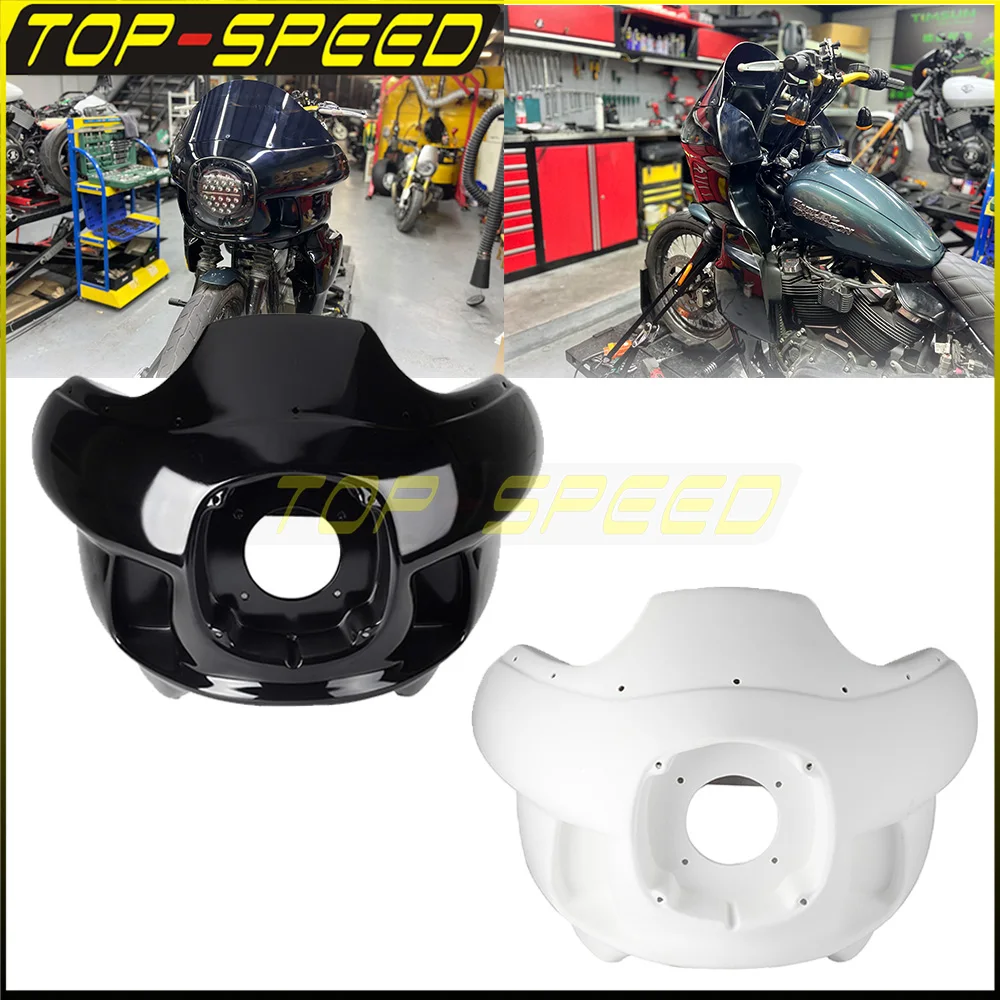 

Headlight Upper Fairing Cover Glass Windshield For Harley Dyna FXDI35 FXDI FXDCI FXDC FXDWG FXDLI FXDLS FXDL FXDBI FXDB 06-17