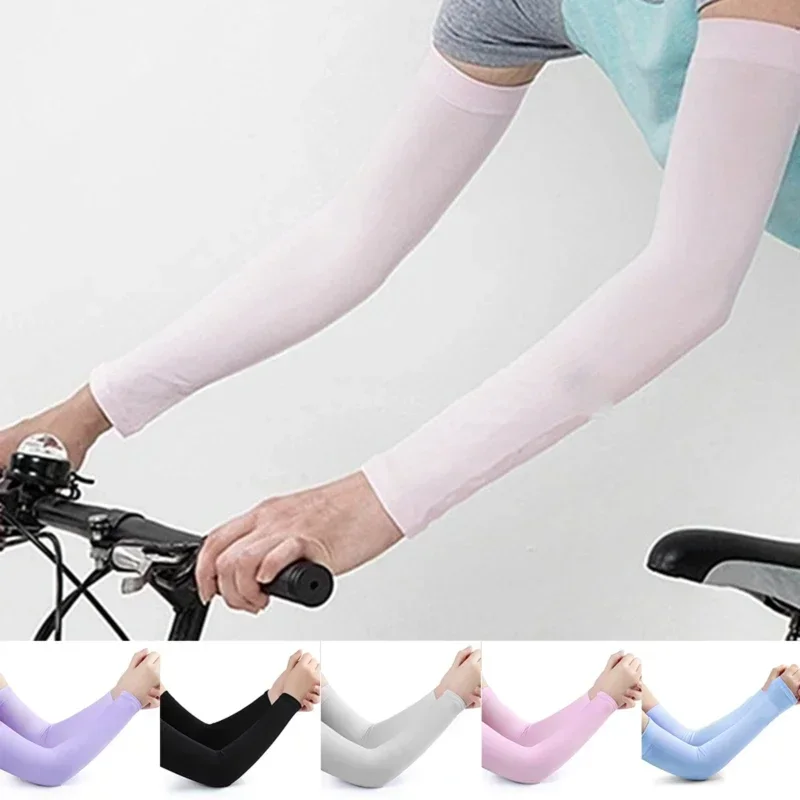 Silk Sleeve UPF50 Men Women Outdoor