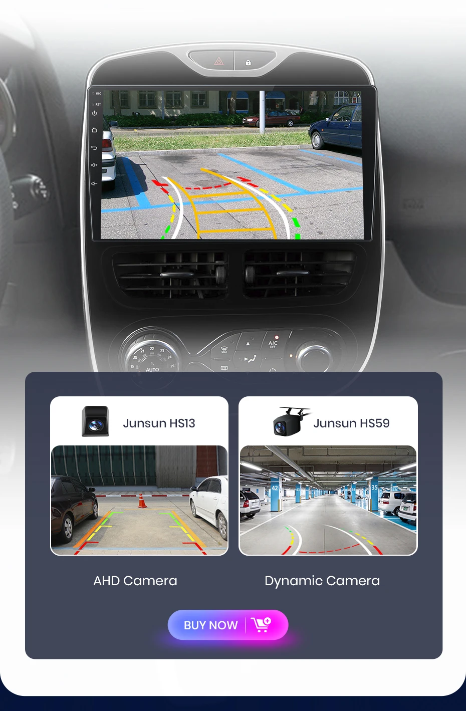 Junsun V1 AI Stimme Wireless CarPlay Android Auto Radio für Renault Clio 4 2012-2016 4G Auto Multimedia GPS 2din autoradio WIFI – Detail 16