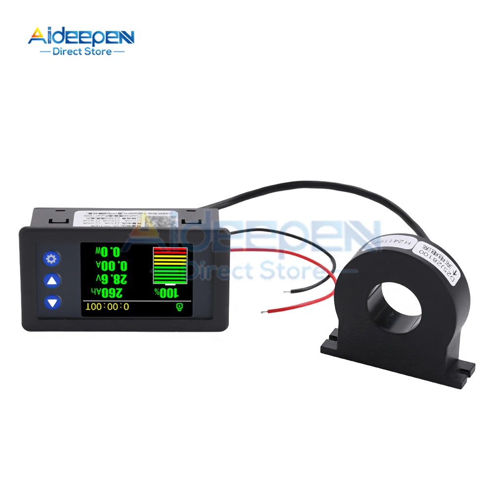 191029/185024/191030】バッテリー残量計 200S/100S バッテリーモニター 200Aホールセンサ付き バッテリー残量表示計