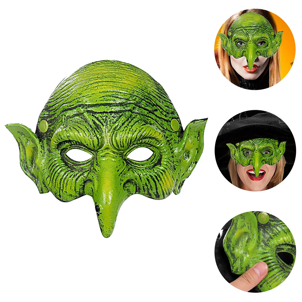 

Witch Masquerade Masquerade Mask Halloween Favor Half Carnival Prank Face Party Cosplay Horror Movie Prop Spoof Masquerade