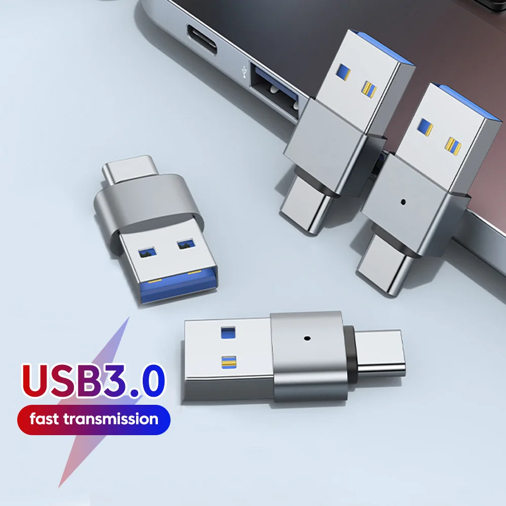 미니 USB 3.0 A타입(수) to C타입(수) OTG 충전 데이터 전송 컨버터 어댑터 (아이폰 15/16, 삼성 폰용)