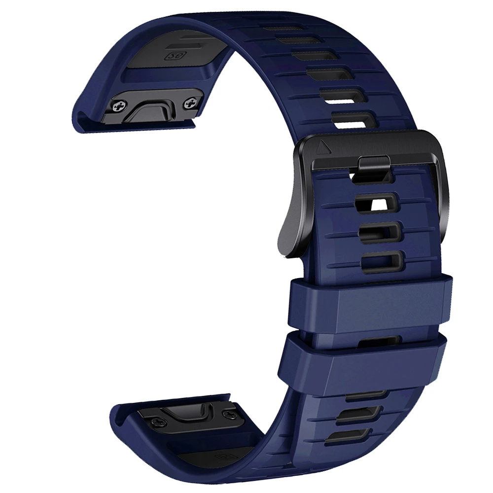 QuickFit Non-Slip Sports Silicone Watch Strap, 22/26mm