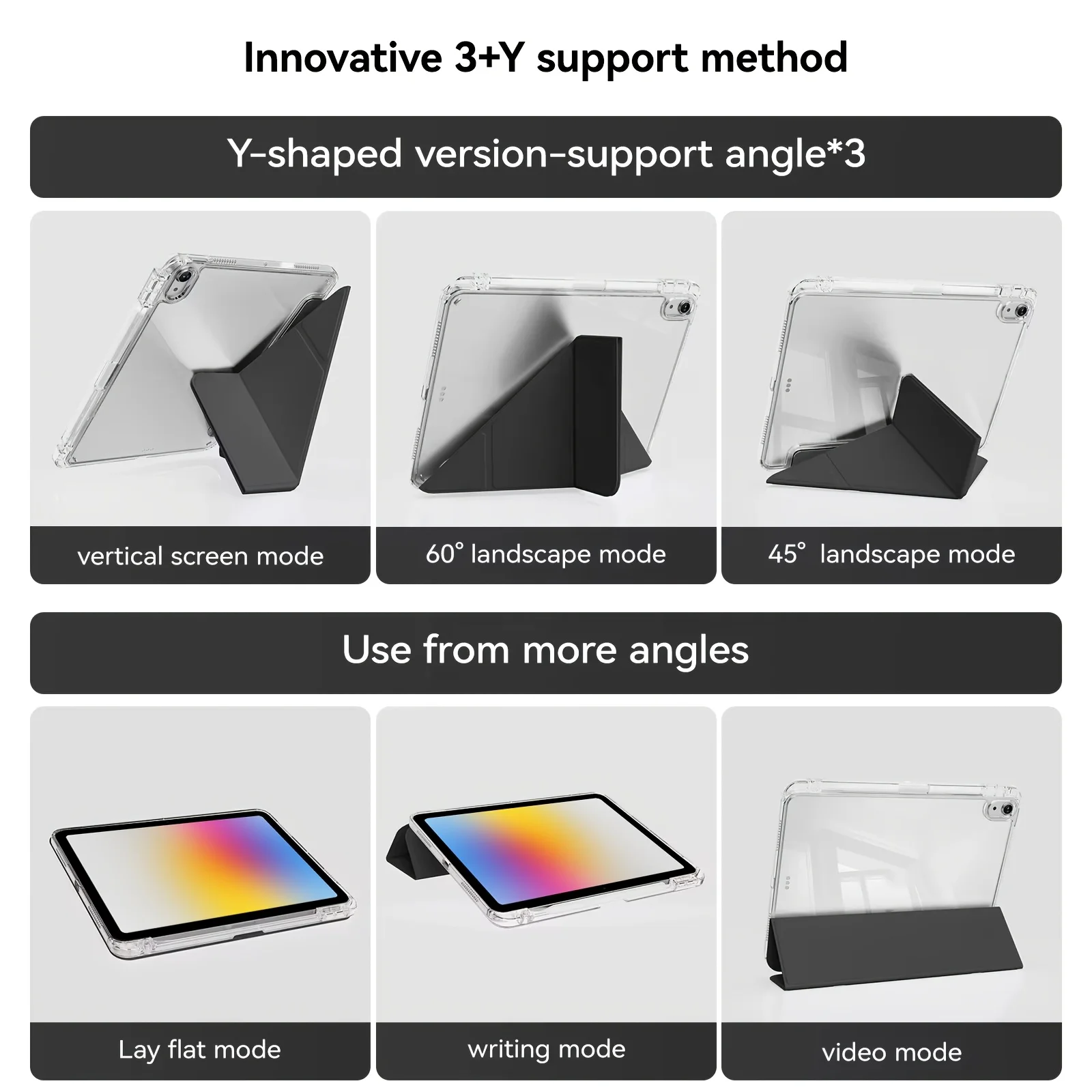 Universal Smart Cover Tablet Case - Enhanced Protection for Various Sizes and Generations