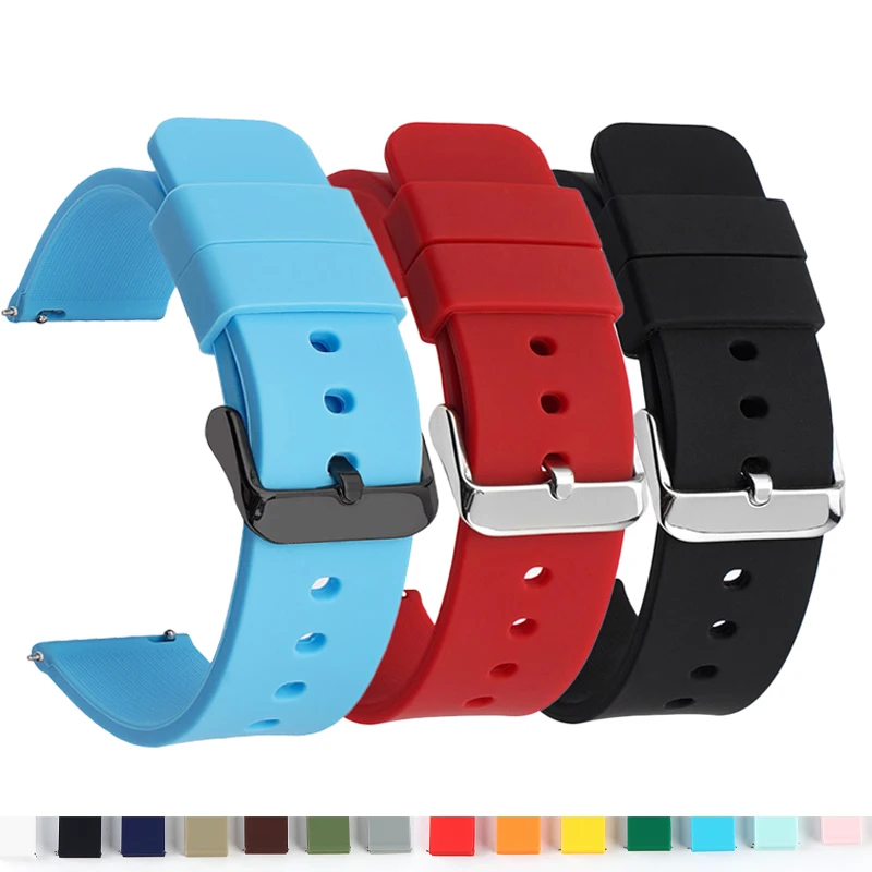 Versatile Quick Release Silicone Watch Band - Universal Strap
