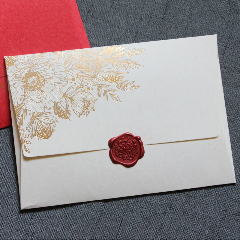 10pcs/lot Envelope for Invitations Postcards European Giftbox Message Card Envelopes Wedding Business Letters