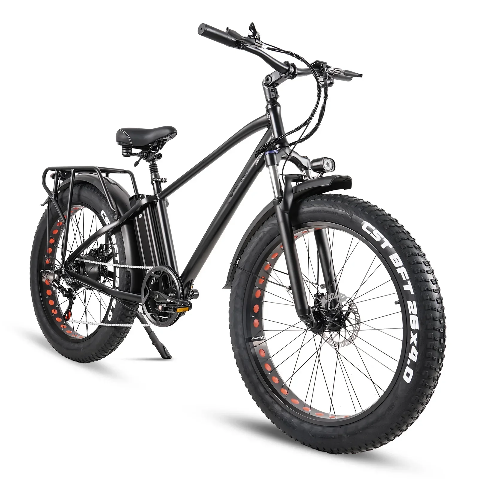 CMACEWHEEL KS26 Electric Bike 26 Inch Fat Tire E-Bike 48V/18Ah Battery Electric Mountain Bike for Women/Men 7 Speed S1c4e8993ea744dcbbadba8fe49bd54f2l