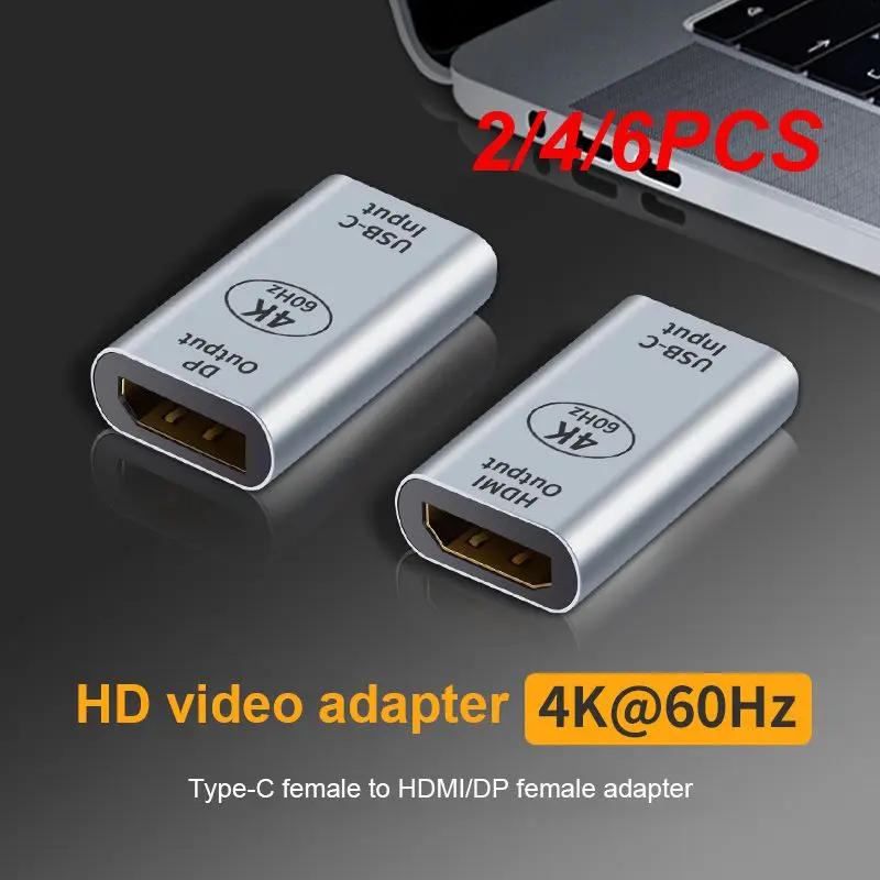 

2/4/6PCS Type C HDMI-compatible Adapter USB-C to USB3.1 /DP/VGA/Mini DP/RJ45 4K/8K 60Hz Vedio Transfer for Laptop Phone Macbook