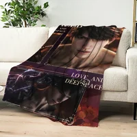 Game L-Love and Deepspace caleb Warm Soft Plush Nap Blankets Sofa rug for Living Room Office Bedroom Home Travel Birthday Gifts 2