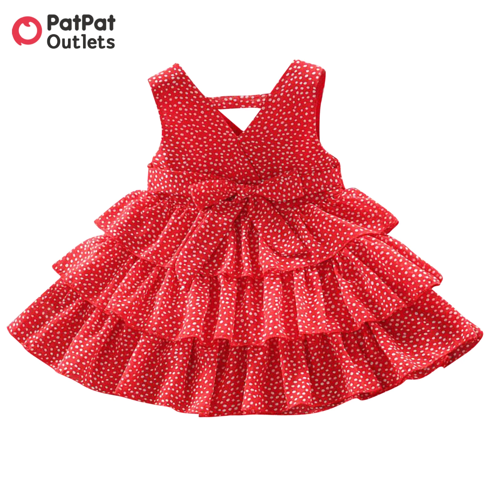 PatPatSummerLovelyBabyGirlDesignerClothesDotsorFloralPrint